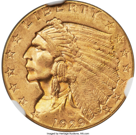 1929 $2 1/2 65 NGC