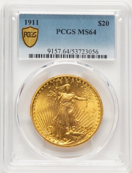 1911 $20 PCGS Secure 64 PCGS