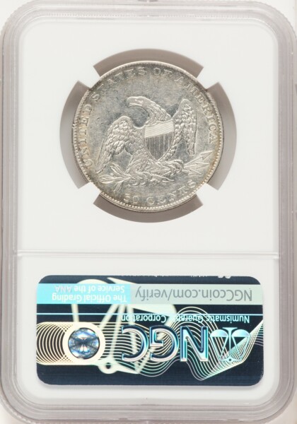 1836 50C REED EDGE 53 NGC
