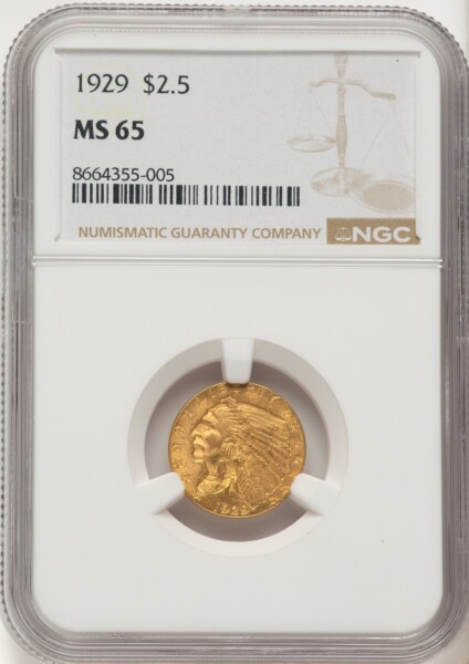1929 $2 1/2 65 NGC