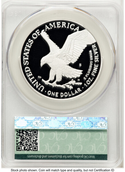 2025-S Proof Silver Eagle Privy U.S. Navy 250th Anniversary 1 oz Advanced Delivery Ron Drzewucki 70 CACG
