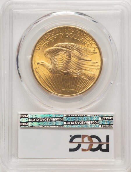 1908 $20 NO MOTTO 66 PCGS