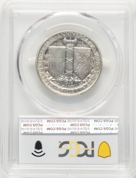 1936 50C Gettysburg, MS PCGS Secure 64 PCGS