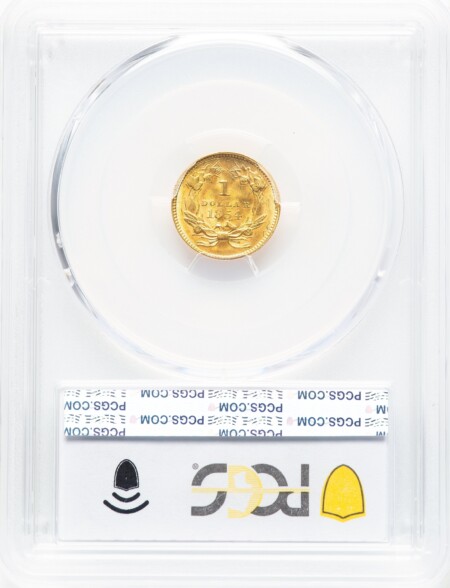 1854 G$1 Type Two PCGS Secure 63 PCGS