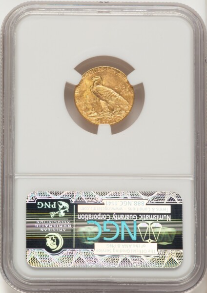 1929 $2 1/2 NGC Plus 64 NGC