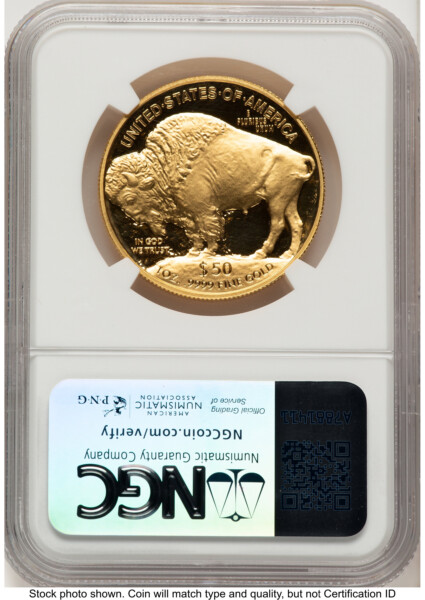 2025-W Proof Gold Buffalo 1 oz AR David J Ryder Mint Director's Series 70 NGC