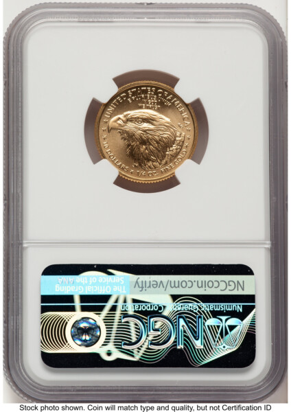 2021-W TY2 Gold Eagle 1/4 oz Unfinished Proof Dies American Liberty Series Label 70 NGC