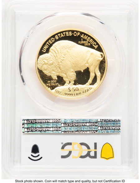 2010-W Proof Gold Buffalo 1 oz Blue Gradient 70 PCGS