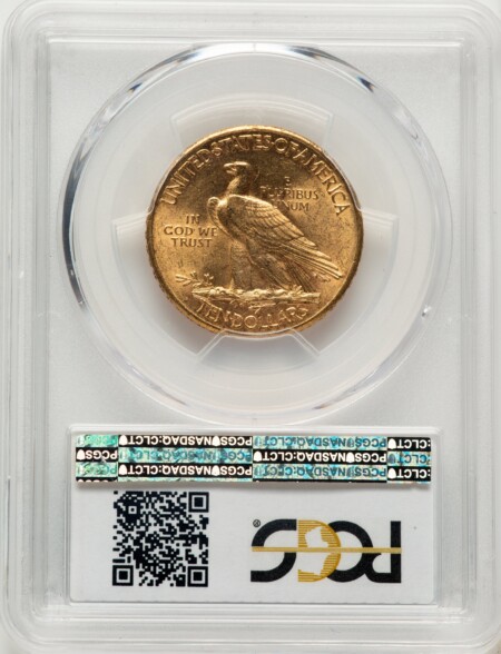 1915-S $10 Blue Gradient 62 PCGS