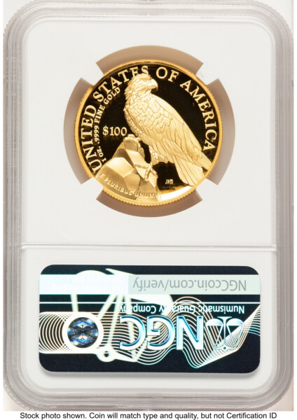 2023-W G$100 American Liberty High Relief, DC Red Book 70 NGC