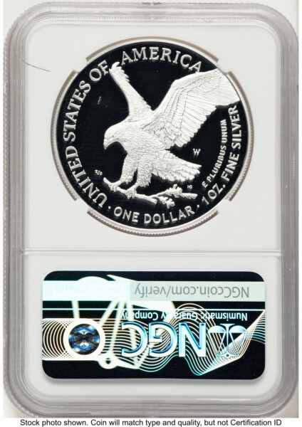 2025-W Proof Silver Eagle Privy Laser Engraved 1 oz FDI 1ST 70 NGC