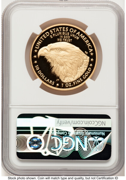 2025-W Proof Gold Eagle 1 oz FDI 1ST 70 NGC