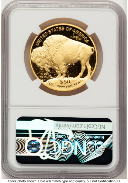 2018-W Proof Gold Buffalo 1 oz Brown Label 70 NGC