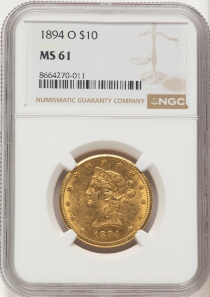 1894-O $10 61 NGC