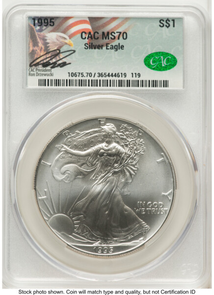 1995 Silver Eagle Ron Drzewucki 70 CACG