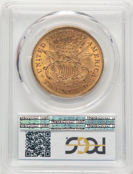 1873 $20 OPEN 3 61 PCGS
