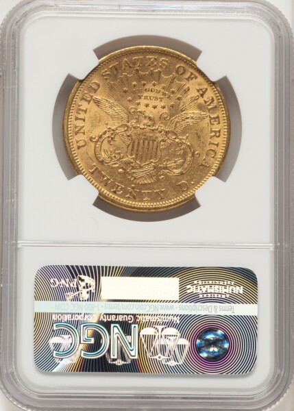 1872-S $20 61 NGC