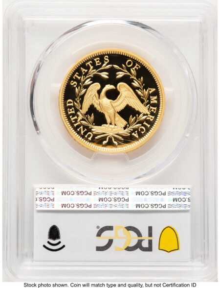2024-(W) Gold 230th Anniversary Flowing Hair Medal Blue Gradient 70 PCGS