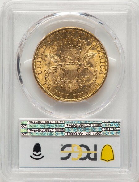 1878 $20 Blue Gradient 61 PCGS
