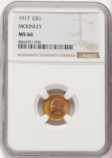 1917 G$1 McKinley 66 NGC