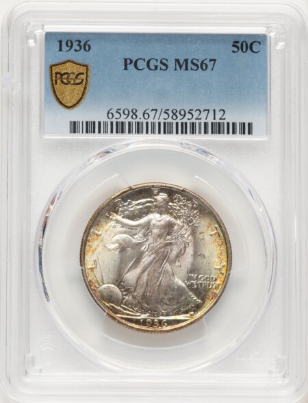 1936 50C, MS PCGS Secure 67 PCGS