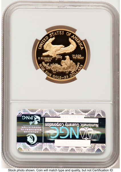 2003-W Proof Gold Eagle 1/2 oz Brown Label 70 NGC