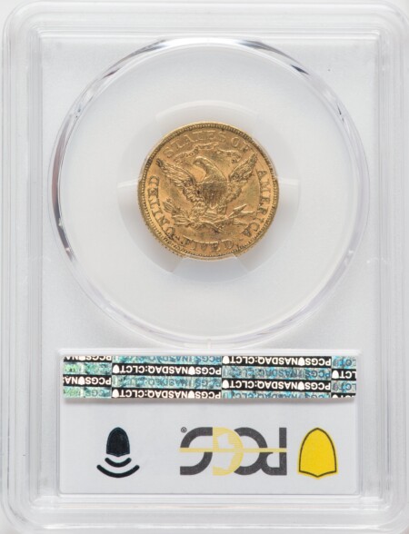 1873 $5 Closed 3 61 PCGS