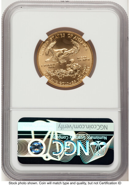2001 Gold Eagle 1/2 oz John Mercanti 70 NGC