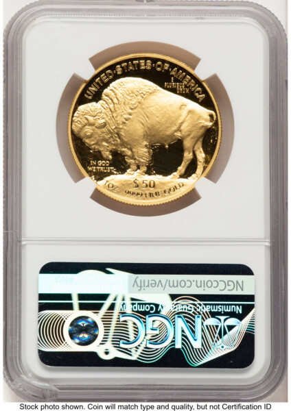 2022-W Proof Gold Buffalo 1 oz Ed Moy 70 NGC
