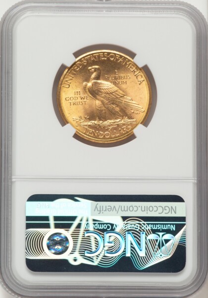 1910-D $10 66 NGC