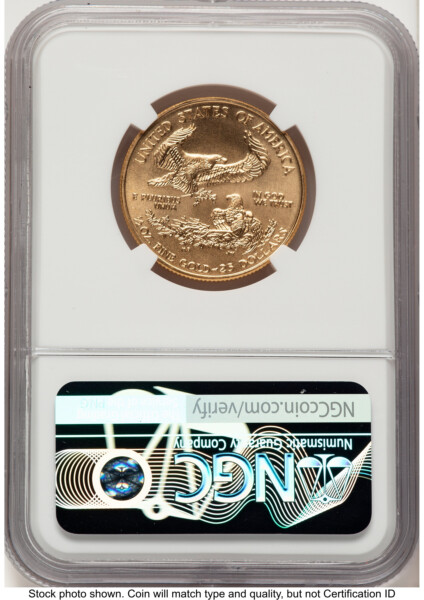 2000 Gold Eagle 1/2 oz John Mercanti 70 NGC