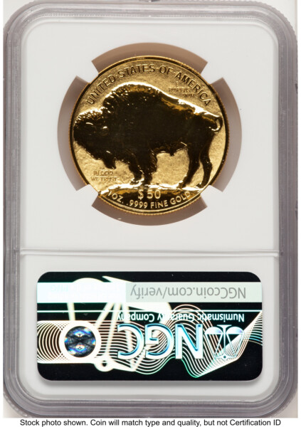 2013-W Reverse Proof Gold Buffalo 1 oz Mike Castle 70 NGC