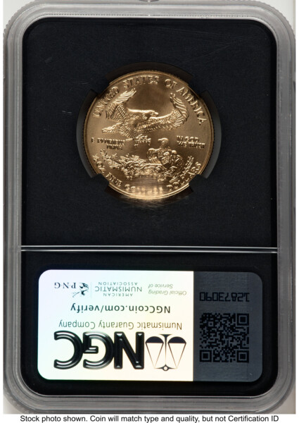 2006-W Burnished Gold Eagle 1/2 oz David J Ryder TBE Label Blk Core 70 NGC