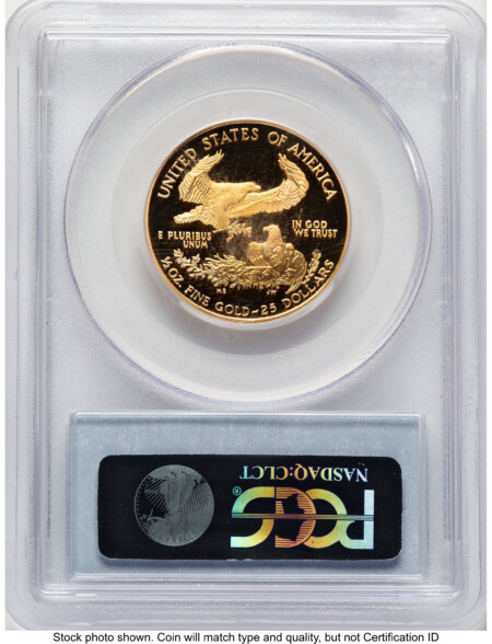2005-W Proof Gold Eagle 1/2 oz Blue Label 70 PCGS