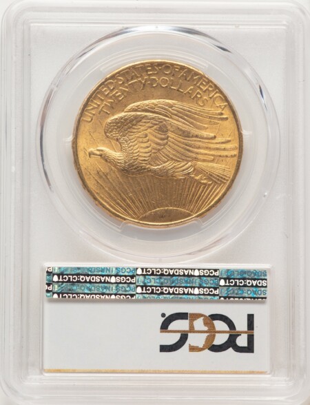 1908 $20 NO MOTTO 65 PCGS