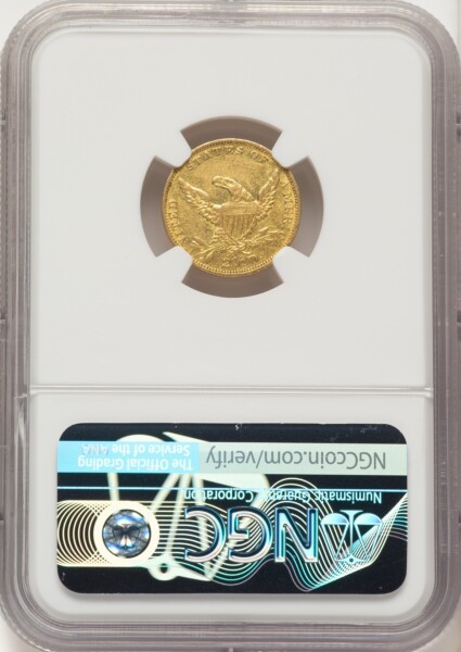 1834 $2 1/2 Classic, MS 55 NGC