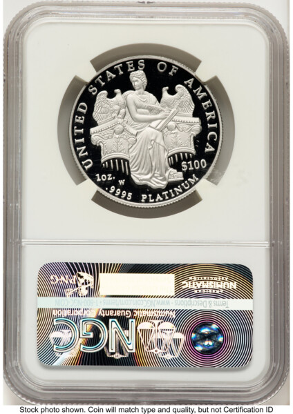 2006-W Proof Platinum Eagle 1 oz Mike Castle 70 NGC