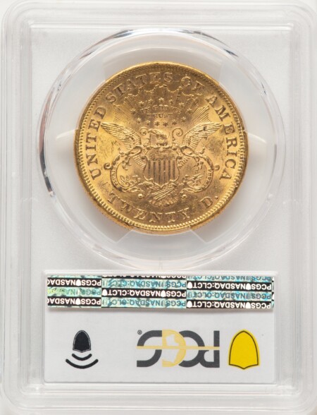 1875-S $20 PCGS Secure 61 PCGS
