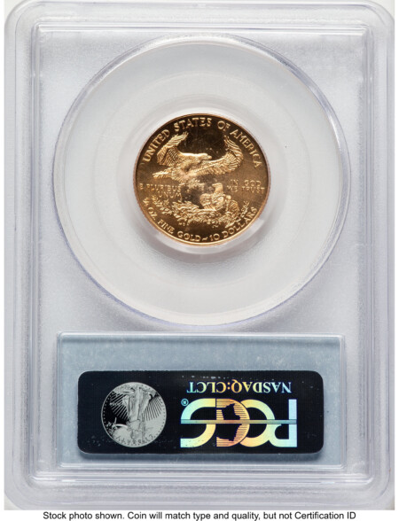 1999-W Gold Eagle 1/4 oz Unfinished Proof Dies Blue Label 69 PCGS