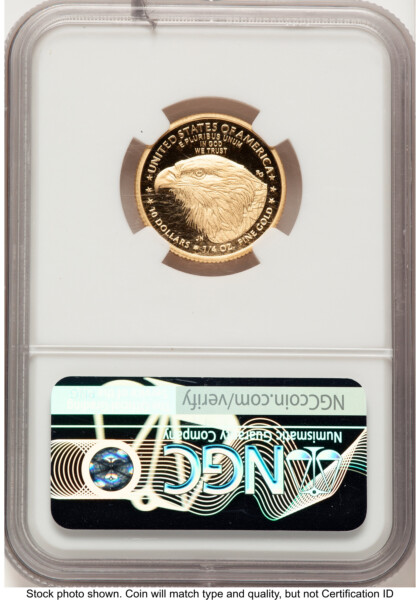 2023-W Proof Gold Eagle 1/4 oz Ed Moy 70 NGC