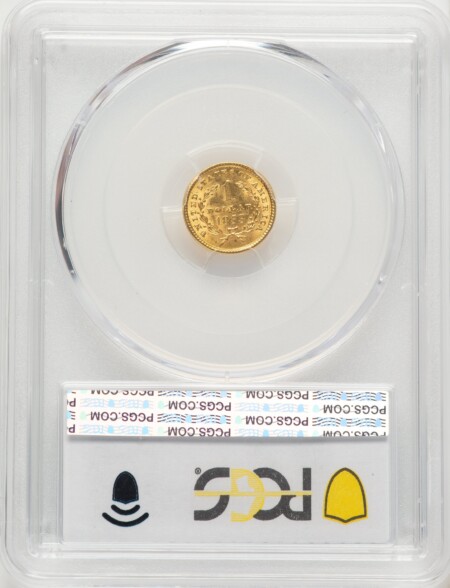 1853 G$1 63 PCGS