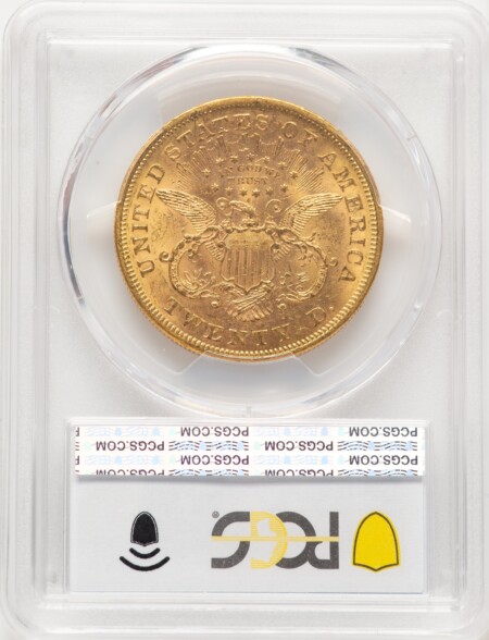 1868 $20 PCGS Secure 62 PCGS