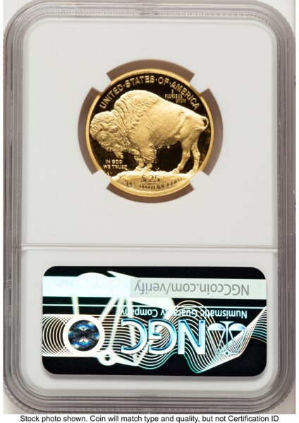2008-W Proof Gold Buffalo 1/2 oz Thomas Uram 70 NGC