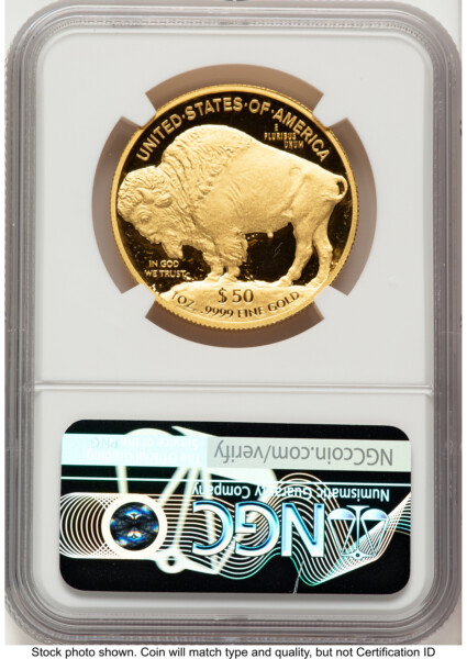 2010-W Proof Gold Buffalo 1 oz Brown Label 70 NGC