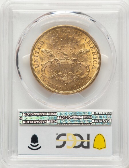 1878-S $20 Blue Gradient 61 PCGS
