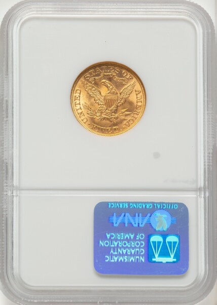 1895 $5 CAC 65 NGC