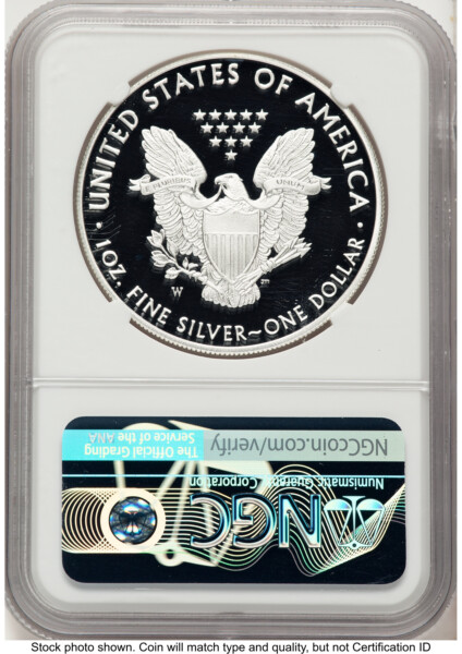 2020-W Proof Silver Eagle 1 oz ER John Mercanti 70 NGC