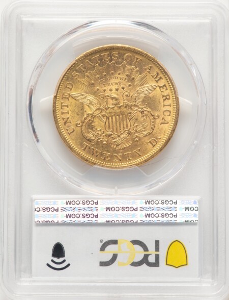 1873-S $20 Closed 3 PCGS Secure 61 PCGS