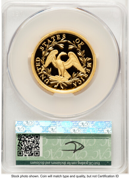 2024-(W) Gold 230th Anniversary Flowing Hair Medal Advanced Delivery Louis Palafoutas 70 CACG