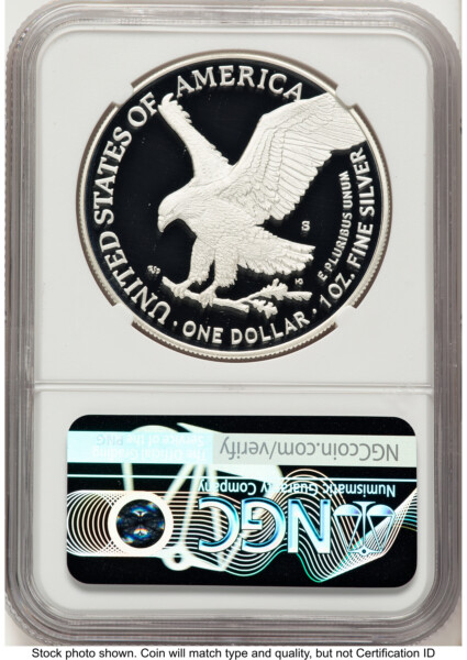 2025-S Proof Silver Eagle 1 oz AR Mike Castle 70 NGC